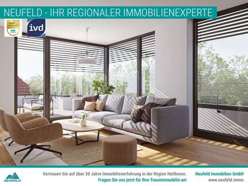 Foto - Wohnung zum Mieten in Heilbronn 2.145,00 € 121.79 m²