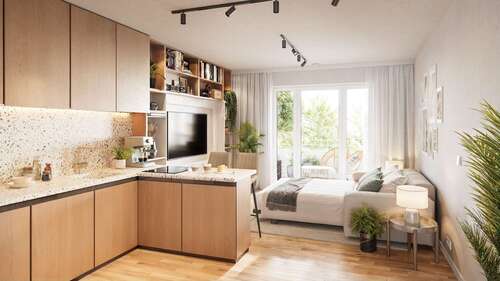 Foto - Wohnung zum Kaufen in Berlin 289.000,00 € 41.54 m²