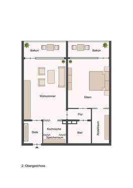 Foto - Wohnung zum Mieten in Bad Salzuflen 740,00 € 65 m²