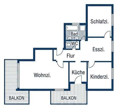 Foto - Wohnung zum Kaufen in Neckartenzlingen 275.000,00 € 88 m²