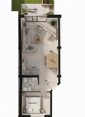 Foto - Wohnung zum Kaufen in Babenhausen 199.900,00 € 61.3 m²