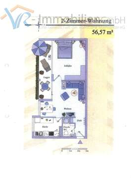 Foto - Wohnung zum Kaufen in Ginsheim-Gustavsburg 180.000,00 € 56.57 m²