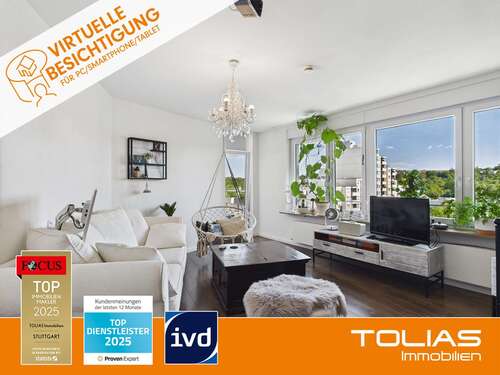 Foto - Wohnung zum Kaufen in Stuttgart 299.000,00 € 71.29 m²