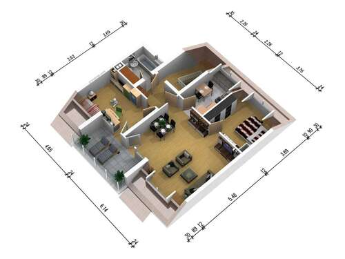 Foto - Wohnung zum Mieten in Essen 737,00 € 70.1 m²