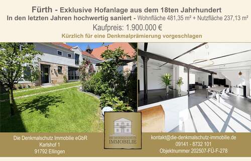 Foto - Haus zum Kaufen in Fürth 1.900.000,00 € 481.35 m²