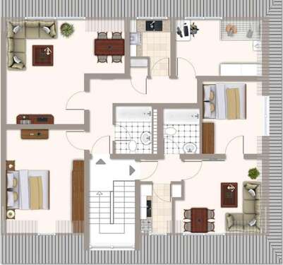 Foto - Wohnung zum Mieten in Mönchengladbach 600,00 € 55 m²