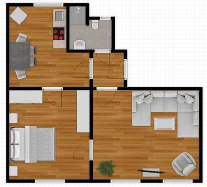 Foto - Wohnung zum Kaufen in Essen 130.000,00 € 52 m²