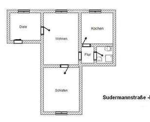 Wohnung zum Mieten in Dortmund 440,00 € 52 m²