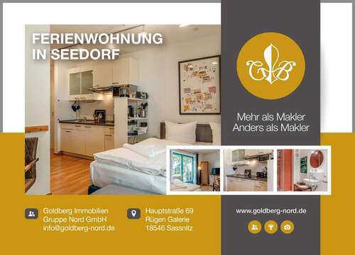 Foto - Wohnung zum Kaufen in Sellin 129.000,00 € 26 m²