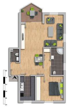 Foto - Wohnung zum Kaufen in Dortmund-Lütgendortmund 198.000,00 € 77 m²