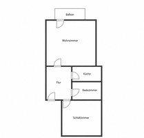 Wohnung zum Mieten in Duisburg 300,00 € 45.38 m²