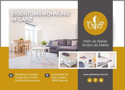 Foto - Wohnung zum Kaufen in GarzRügen 149.000,00 € 45.51 m²