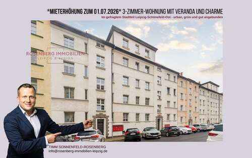 Foto - Wohnung zum Kaufen in Leipzig Schönefeld-Ost 139.900,00 € 70.4 m²