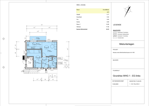 Foto - Wohnung zum Mieten in Heidesee 624,00 € 53 m²
