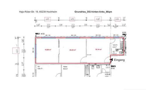 Foto - Büro in Hochheim am Main 550,00 € 66 m²