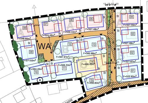 Foto - Grundstück zu verkaufen in Tüßling 234.500,00 € 522.6 m²