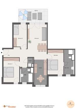 Foto - Wohnung zum Mieten in Dietzenbach 1.533,00 € 109.5 m²