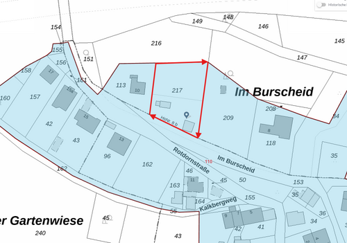 Foto - Grundstück zu verkaufen in Wiehl 139.000,00 € 1209 m²