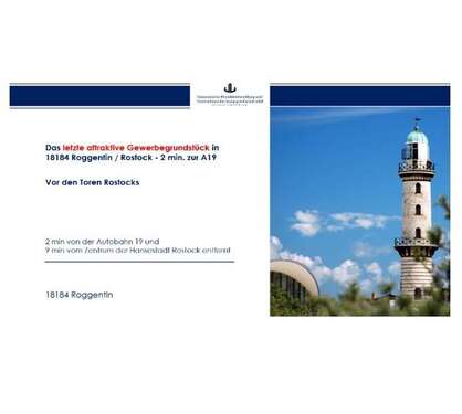 Foto - Grundstück in Roggentin b. Rostock 473.500,00 € 4424.98 m²