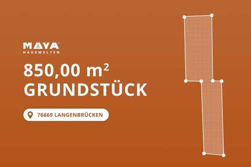 Foto - Grundstück zu verkaufen in Bad Schönborn Bad Langenbrücken 317.990,00 € 850 m²