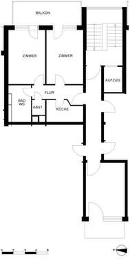 Foto - Wohnung zum Mieten in Oldenburg 529,00 € 55.71 m²