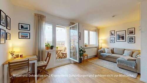 Foto - Wohnung zum Mieten in Halle 350,00 € 50.2 m²
