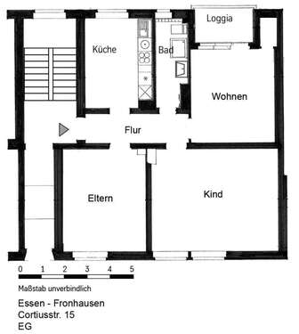 Foto - Wohnung zum Mieten in Essen 649,00 € 79.42 m²
