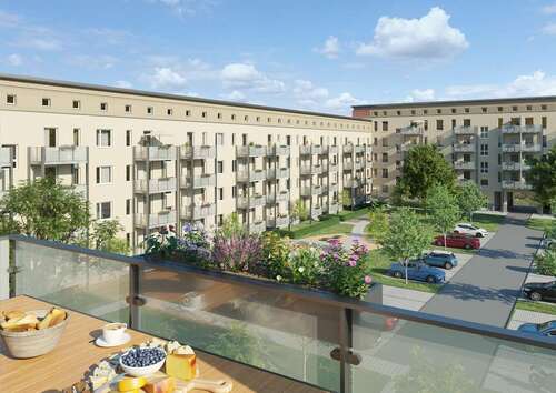 Foto - Wohnung zum Mieten in Halle 480,00 € 48 m²