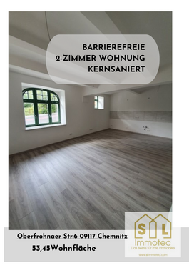 Foto - Wohnung zum Mieten in Chemnitz 319,00 € 53.45 m²