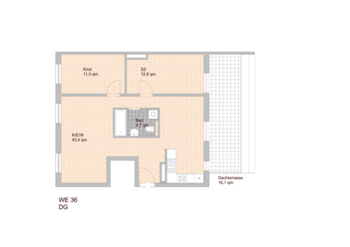 Foto - Wohnung zum Mieten in München 1.839,00 € 80 m²