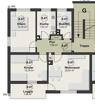 Foto - Wohnung zum Mieten in Kaufbeuren 840,00 € 73 m²