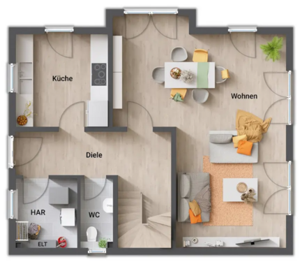 Foto - Haus zum Kaufen in Nudersdorf 328.730,00 € 129 m²