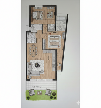 Foto - Wohnung zum Kaufen in Frankfurt am Main 379.000,00 € 91 m²