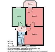 Wohnung zum Mieten in Castrop-Rauxel 459,00 € 52.05 m²