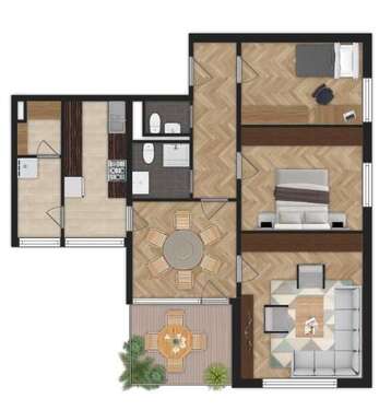 Foto - Wohnung zum Mieten in Bielefeld-Sennestadt 800,00 € 95 m²