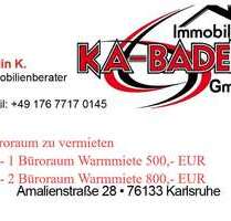 Büro in Karlsruhe 500,00 € 14 m²