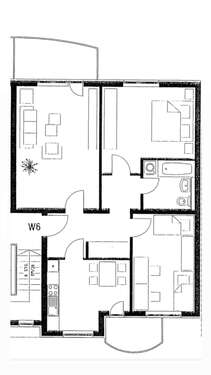 Foto - Wohnung zum Mieten in Güstrow 710,00 € 88.74 m²