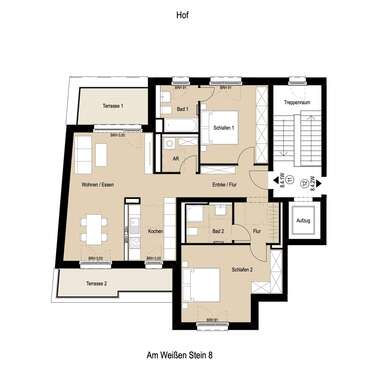 Foto - Wohnung zum Kaufen in Eschersheim 965.000,00 € 105.24 m²