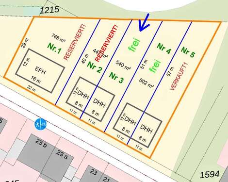 Foto - Grundstück zu verkaufen in Meerbusch 359.000,00 € 540 m²