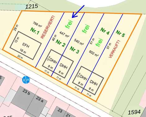 Foto - Grundstück zu verkaufen in Meerbusch 299.000,00 € 447 m²