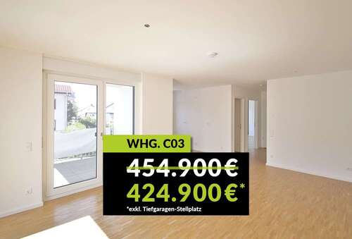Foto - Wohnung zum Kaufen in Karlsruhe Wolfartsweier 424.900,00 € 70.6 m²