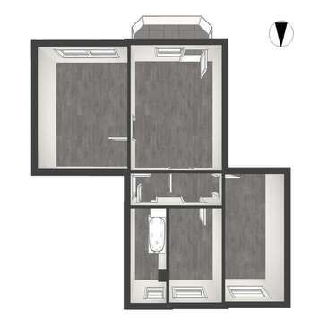 Foto - Wohnung zum Mieten in Döbeln 325,00 € 64.8 m²
