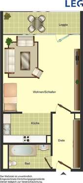 Foto - Wohnung zum Mieten in Monheim 469,00 € 39.97 m²