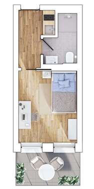 Foto - Wohnen auf Zeit in Munich 1.000,00 €