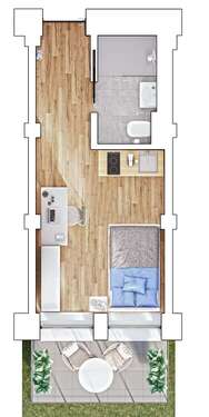 Foto - Wohnen auf Zeit in Munich 1.300,00 €