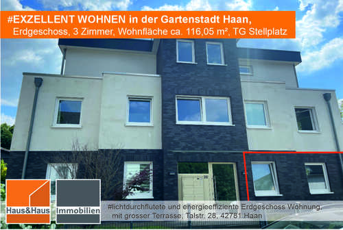 Foto - Wohnung zum Mieten in Haan 1.500,00 € 116.05 m²