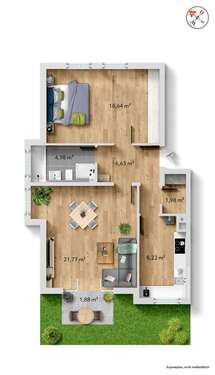 Foto - Wohnung zum Kaufen in Leuna-Kötschlitz 85.000,00 € 64.1 m²