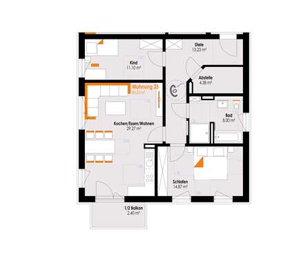 Foto - Wohnung zum Kaufen in Füssen 515.000,00 € 83.25 m²