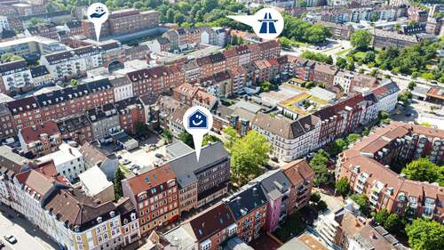 Foto - Büro in Kiel 2.800,00 € 205 m² - 2.800,00&nbsp;EUR Kaltmiete, ca.&nbsp; 205,00&nbsp;m&sup2;