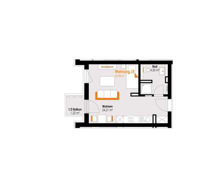 Foto - Wohnung zum Kaufen in Füssen 184.500,00 € 29.98 m²